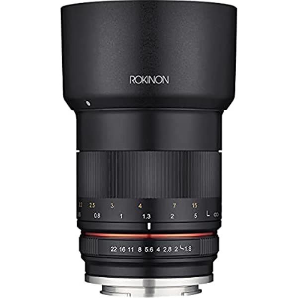 Rokinon 85mm f/1.8 lente de enfoque manual para cámaras Sony E Mount Nex Series - Negro