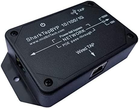 LLC | midBit Technologies SharkTapBYP - Sniffer Ethernet SharkTapBYP 10/100/1G