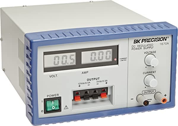 B&K Precision 1670A - Fuente de alimentación con pantalla digital (30 V, 3 A)