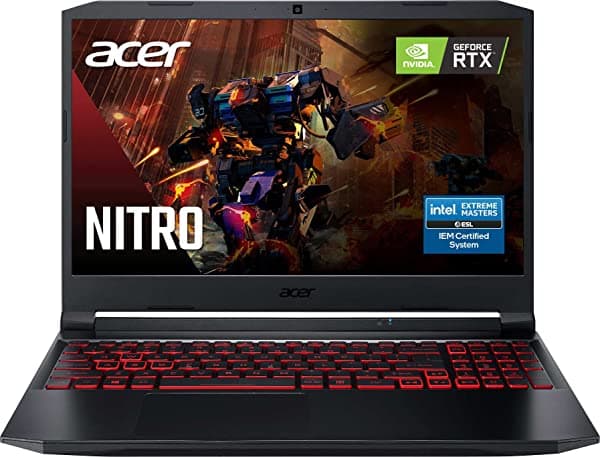 Acer Nitro 5 Notebook Gamer 15.6" FHD IPS 144Hz I7-11800H RTX 3050Ti 32GB RAM 1TB SSD Teclado Retroiluminado Win 11 USB3.0 HUB