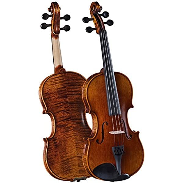 Cremona, violín de 4 cuerdas, marrón natural, talla 4/4 (VLNSV588)