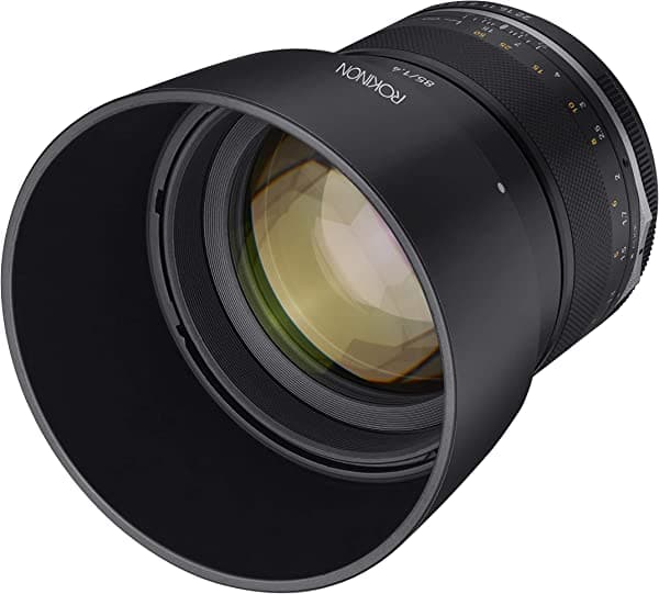 Rokinon Series II - Teleobjetivo para Sony E (3.346 in, F1.4, impermeable) SE85-E