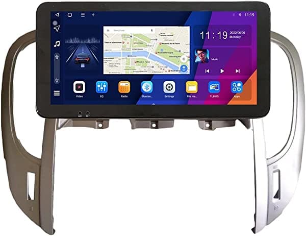 KUNFINE radio Android con CarPlay y Android Auto, autoradio con navegación, reproductor multimedia, estéreo GPS, pantalla táctil, RDS, DSP, BT, WiFi, headunit, reemplazo para Buick Lacrosse 2009-2012, si corresponde
