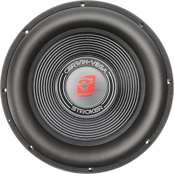 CERWIN VEGA Stroker 2000 vatios 2 ohmios/1000 vatios RMS Manejo de potencia Max 12 pulgadas Dual Voice Coil, Negro ST122D