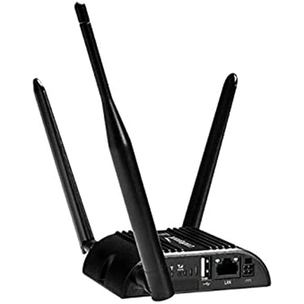 Cradlepoint 3-yr netcloud Essentials para pasarelas de Internet con soporte y ibr200 Router con WiFi (10 Mbps módem) para Verizon BA1-1600LPE-VNN