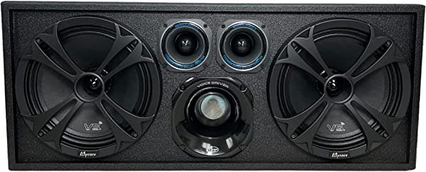 MENACE AUDIO Caja de voz de 10 pulgadas con carga de 3 vías MA-VA103BK