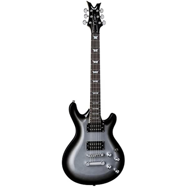 Dean 6 cuerdas Icon X Guitarra Eléctrica de Cuerpo Sólido -Silverburst, (ICONX SVB)