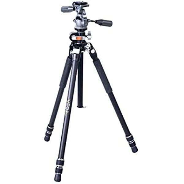 Vanguard VEO3+263AP - Trípode de aluminio con cabezal panorámico y columna central multiángulo para tomas