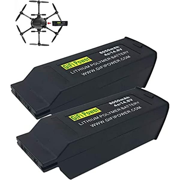 Beacon Pet Batería de repuesto para YUNEEC Typhoon H Drone, 8050mAh 4S 14.8V batería LiPO para Typhoon H N15-107-1017*2@cww
