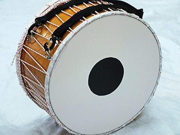 unosell Tambor de percusión turca Davul Dhol Tupan de 18"