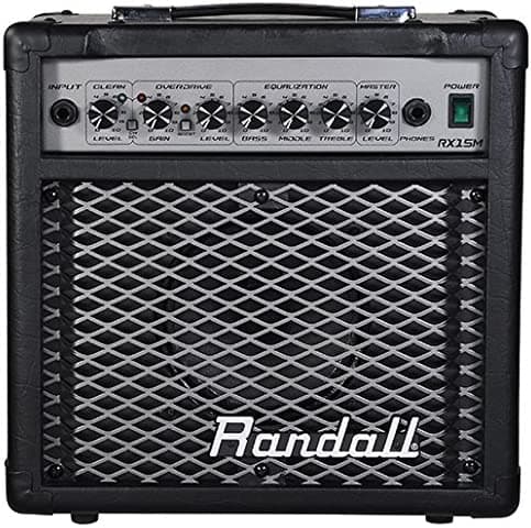 Randall RX15MBC RX Series Combo Amp, Negro adaptador de cable