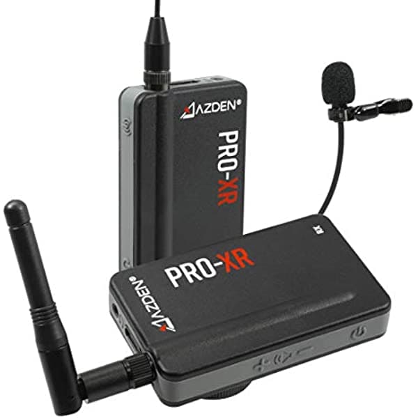 Azden PRO-XR Profesional Grade 2.4GHz Sistema de micrófono inalámbrico digital con tecnología de redundancia de señal