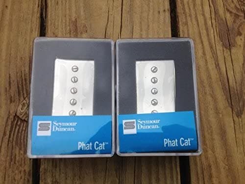 Seymour Duncan SPH90 - 1 Phat Cat níquel Pickup Set P-90 para Humbucker Puente/Cuello 11302-16-NC_11302-15-NC