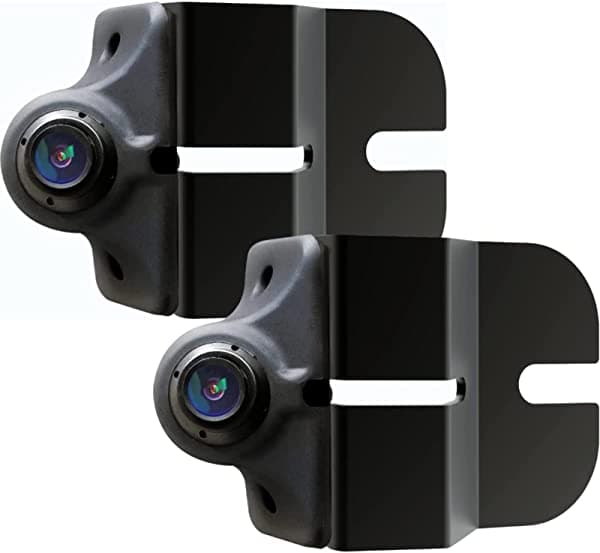 STINGER Jeep Wrangler JK (2007-2018) - Juego de 2 cámaras de visión lateral, premontadas para una fácil instalación, ángulo de cámara totalmente ajustable, cámaras impermeables, BSCKITJK