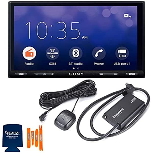 Sony XAV-AX5500 - Receptor multimedia Bluetooth de 6, 95" (17,6 cm) con SiriusXM SXV300v1 Connect para radio satelital SONYBDL200803-04