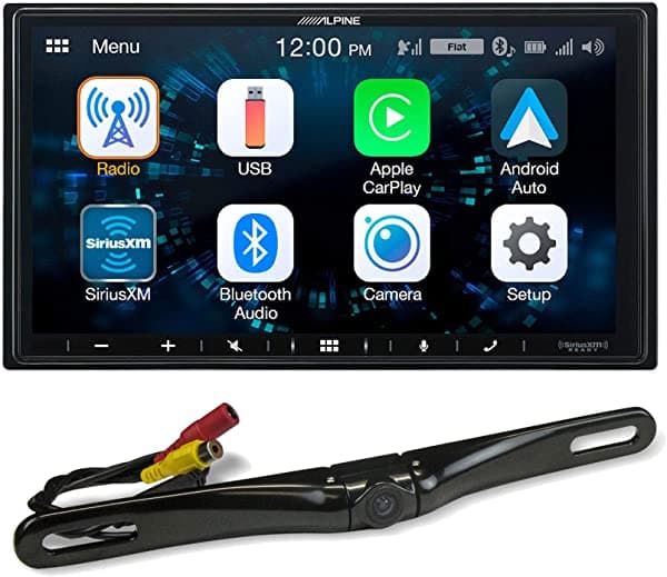 ALPINE iLX-W650 - Receptor digital Bluetooth Carplay de 7" + cámara de matrícula iLX-W650+RBC5B