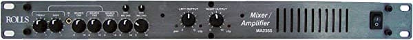 rolls Rollos ma2355 rack mount mezclador/amplificador
