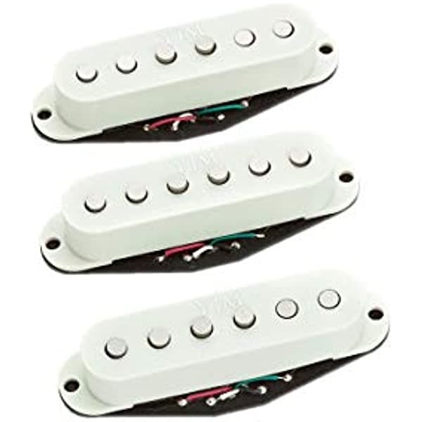 Seymour Duncan stk-s10 YJM Fury Pila Set Pickup BLANCO apagado 11203-32-OW