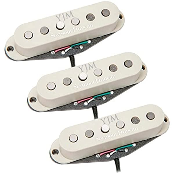 Seymour Duncan stk-s10 YJM Fury Pila Set Pickup, Blancuzco YJM Fury Strat Set Off White