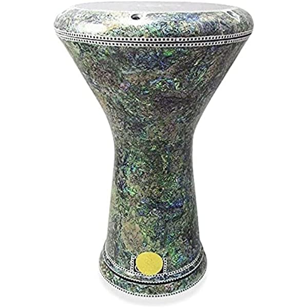 La Isis Darbuka Doumbek Con Verde Madre Perla Gawharet El Fan Nueva Generación 2.0 Doumbek NG - 17.5''