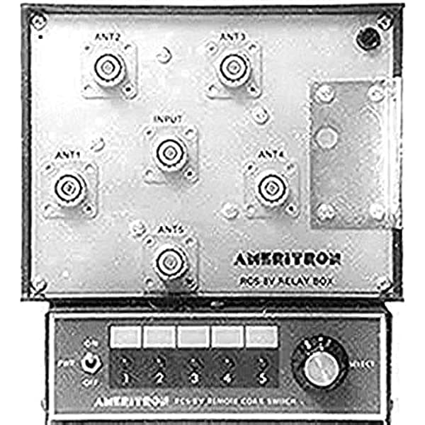 RCS-8V RCS-8 Original Ameritron - Interruptor de antena coaxial remoto de 5 posiciones