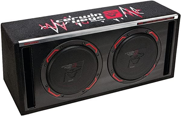 Cerwin-Vega Mobile H6E10DV HED Series Subwoofers duales en caja ventilada (10 pulgadas)