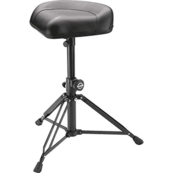 K & M Stands 14055.000.55 Drummer del Trono Piel Sintética), color negro