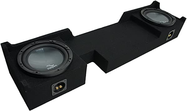 Harmony Audio R104 - Caja para dos subwoofers de 10" compatible con Ford F-150 Super Crew Truck 2004-2008 HA-SUB-PACKAGE127