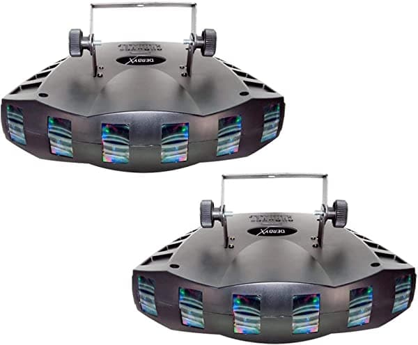 Chauvet DJ Derby X DMX-512 LED multicolor RGB Luz estroboscópica DJ Efecto de luz (2 unidades) 2 x DERBY-X