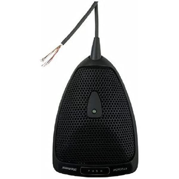 Shure MX392/C - Micrófono condensador, negro