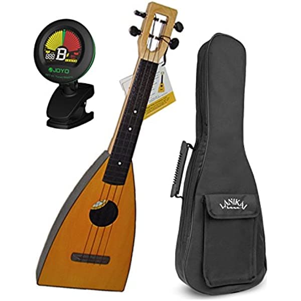 Magic Fluke Co. M10 - Ukelele Fluke natural con gig bag y afinador M10 BUNDLE