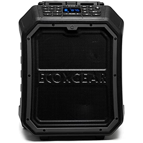 ECOXGEAR EcoBoulder Extreme Rugged - Altavoz inteligente inalámbrico con Bluetooth de 120 W con luces de fiesta GDI-EXBXTRM610
