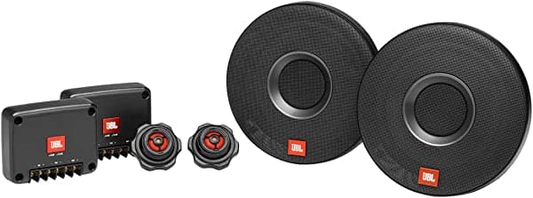 JBL Component Premium Speakers 6-1/2" Negros - Parlantes de alta calidad para autos, sonido envolvente Qualcomm JBLSPKCB605CSQAM