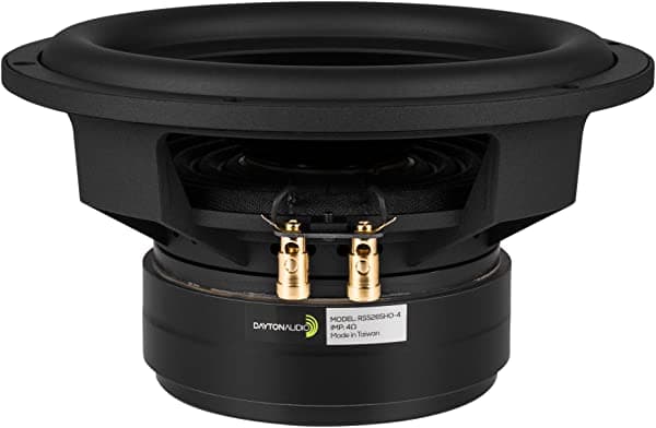 Dayton Audio RSS265HO-4 - Subwoofer HO de referencia de 10 pulgadas, 4 ohmios