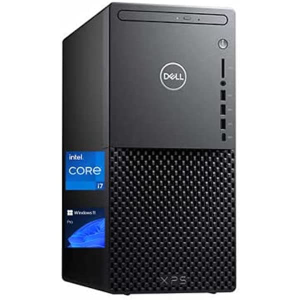 Dell XPS 8940 Tower Business Desktop, Intel Core i7-11700 de 11ª generación, Windows 11 Pro, 16 GB de RAM, SSD de 512 GB, Intel UHD Graphics 750, Wi-Fi 6, Bluetooth, RJ-45, unidad de DVD de carga de bandeja
