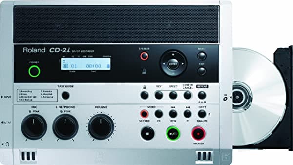 Roland CD-2I Grabadora digital portátil de CD/SD