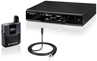 Sennheiser EW D1-ME2 Evolution - Sistema de presentación digital inalámbrico D1 con micrófono omnidireccional ME2 con clip