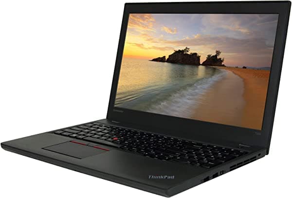 Amazon Renewed Lenovo ThinkPad T550 15.6" Laptop, Core i5-5300U 2.3GHz, 8G RAM, 512GB Solid State Drive, Windows 10 Pro 64Bit (Certified Reacondicionado)