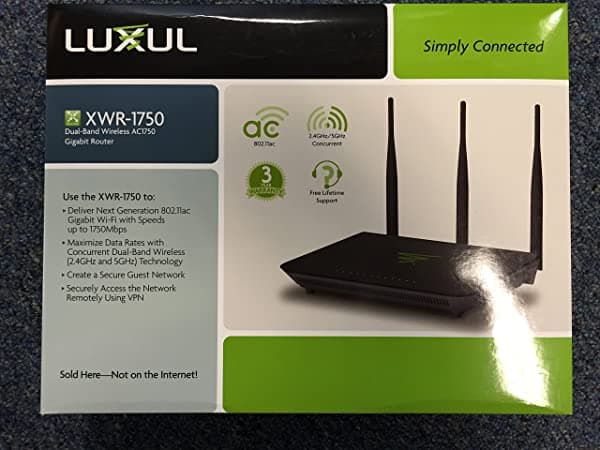Luxul Wireless Router Gigabit AC1750 inalámbrico de doble banda XWR-1750 9960865