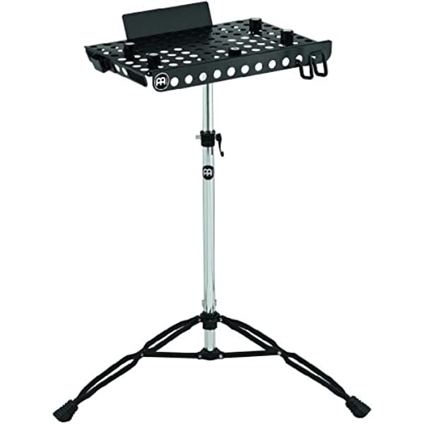 Meinl Percussion TMLTS - Soporte de mesa de trípode de doble soporte para laptop, acero