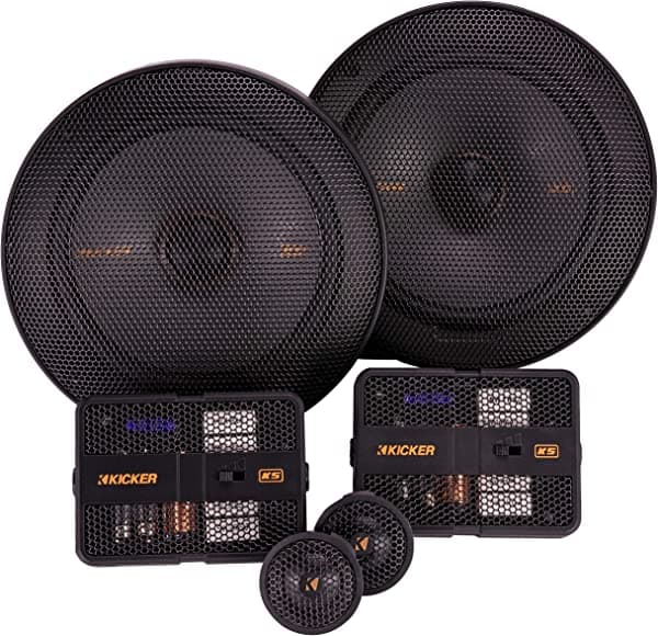 Kicker 47KSS504 Audio para automóvil de 5 1/4 pulgadas, componente de 400 W, par de altavoces pico KSS504 nuevo