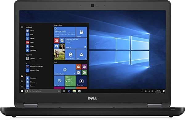 Amazon Renewed Dell Latitude 5480 - Notebook empresarial, 14 pulgadas HD, Intel Core i5-7300U de 7ma generación, 8GB DDR4, 256GB SSD, cámara web, Windows 10 Pro (reacondicionado)