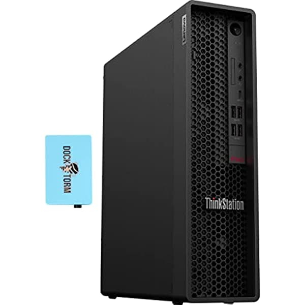 Lenovo ThinkStation P340 SFF - Escritorio (Intel Core i7-10700 de 8 núcleos, gráficos Intel UHD 630, 32 GB de RAM, 512 GB PCIe NVMe SSD, USB 3.2, Win 10 Pro) con Hub