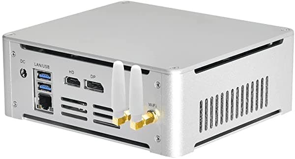 msecore Mini PC con Core i7-7700HQ, 32 GB DDR4 RAM, 1T NVME SSD computadora de escritorio, 4K @60 Hz, HDMI, DP, doble monitor, Wi-Fi, Bluetooth, Windows 11 Pro MQ8