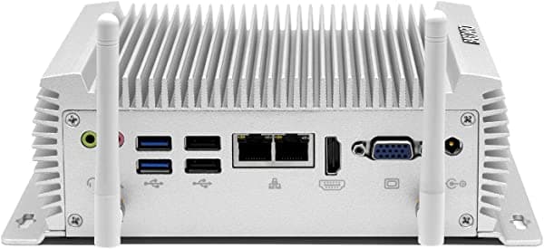 BASOARO Computadora industrial i5, Windows 10 PC de escritorio Core i5 4200U, 8GB RAM 64GB SSD, Dual LAN, HD, VGA, RS232/RS485 puerto COM, 4 USB3.0, 4 USB2.0, WiFi, BT BAP12-i5-4200U