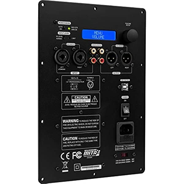 Dayton Audio SPA500DSP 500W amplificador de placa de subwoofer con DSP