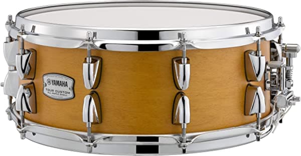 Yamaha Tour Custom - Tambor de arce de 14.0 x 6.5 in, satén caramelo TMS-1465CRS
