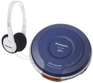 Panasonic SL-SV590 - Reproductor de CD portátil y auriculares (azul/blanco) SL-SV590P-A