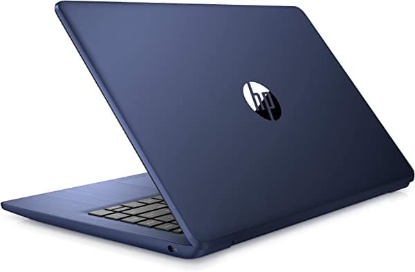 HP Laptop 2022 Stream HD delgado y ligero de 14 pulgadas, procesador Intel Celeron N4000, 4 GB de RAM, 64 GB eMMC, HDMI, cámara web, WiFi, Bluetooth, 1 año Microsoft 365, Windows 10 S, azul real, con unidad flash IFT de 32 GB stream-14BL