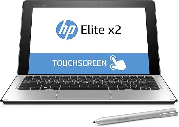 HP Elite x2 Business 1012 T8Z04UT#ABA Laptop (Windows 10, Intel Core M5-6Y54, 12 OLED Screen, Storage: 128 GB, RAM: 4 GB) Black/Grey (Renewed) Elite X2 1012 G1